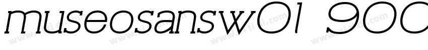 museosansw01 900ital字体转换
